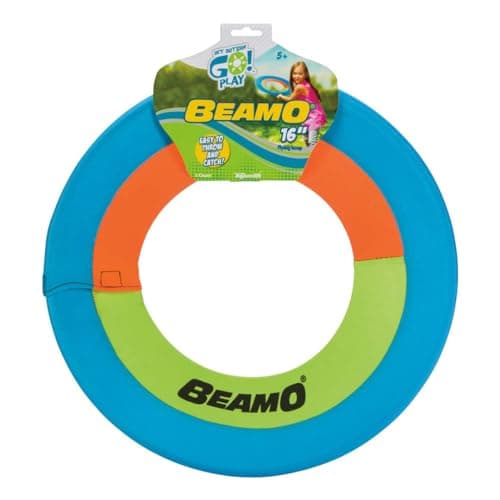 Best Flying Discs #1 from Toysmith Toysmith Mini Beamo 16" Flying Hoop - Soft Catch Flying Disk - Color may vary