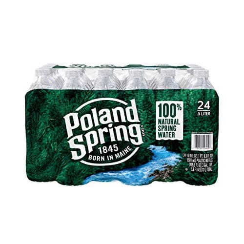 Best Spring Waters #8 from Poland Spring Poland Spring Spring Water 24 Pack, 16.9 Fz