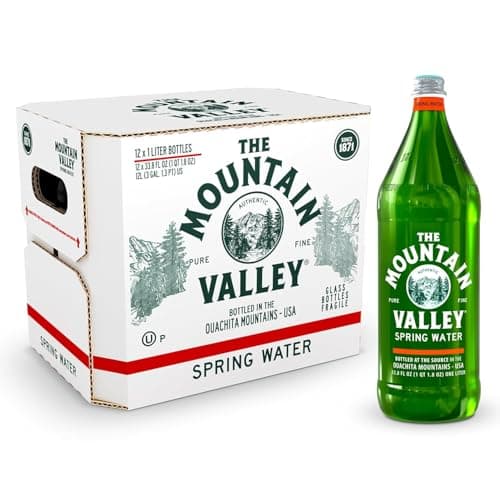 Best Spring Waters #4 from The Mountain Valley Mountain Valley Water, Water Spring, 33.8 Fl Oz, 12 Pack