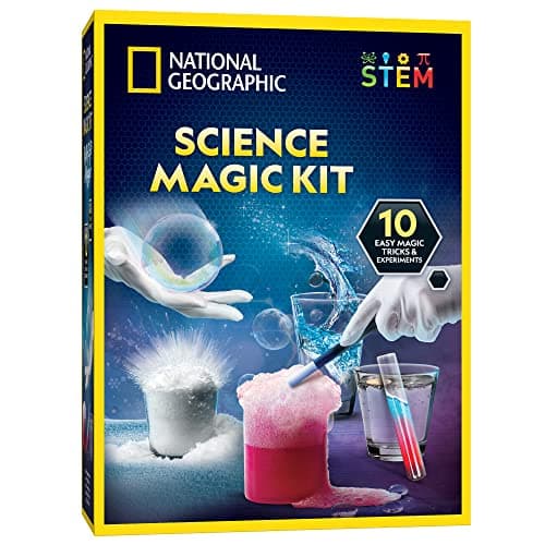 Best Birthday Gifts for Boys #5 from Blue Marble Blue Marble National Geographic Magic Chemistry Set – Science Kit for Kids with 10 Amazing Magic Tricks, STEM Projects and Science Experiments, Science Toys, Great Gift for Boys and Girls 8-12