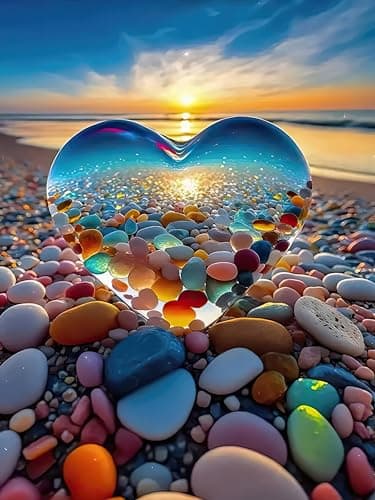 Best Puzzle for Adults #4 from Jozutoyz Jigsaw Puzzles for Adults 1000 Pieces, Love Pebbles Beach Puzzle, Impossible Difficult Hard Fun 1000 Piece Jigsaw Puzzles for Adults