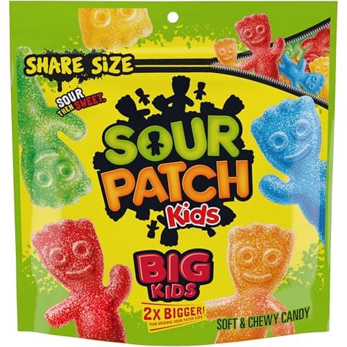 Best Sour Candies #7 from Sour Patch Kids SOUR PATCH KIDS Big Kids Soft & Chewy Candy, Share Size, 12 oz