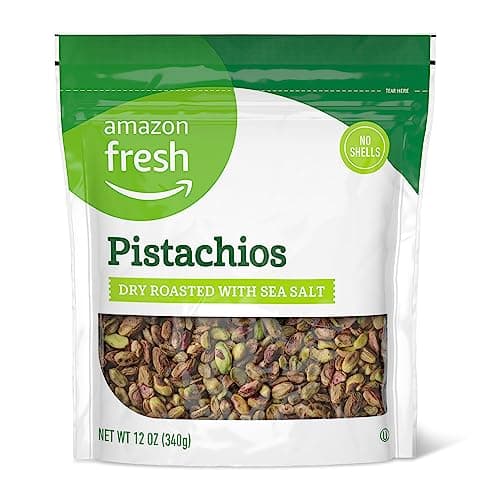 Best Pistachios #2 from Amazon Fresh Amazon Fresh - Pistachios, Dry Roasted with Sea Salt, No Shells, 12 oz