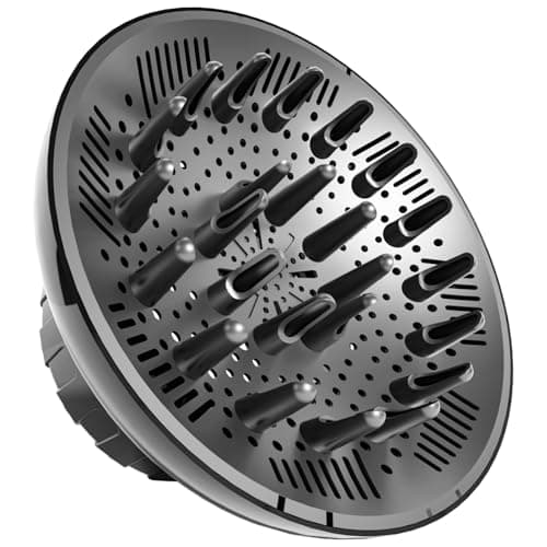Best Diffuser Dryers #1 from meborll Hair Diffuser, Diffuser Attachment for Hair Dryer, Hair Diffuser for Curly Hair, Universal Diffuser for 1.4-2.6" Hair Blow Dryer Long Thick Curly Wavy Hair, Hair Attchment for Women, Black