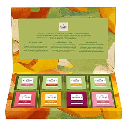 Best Tea Gift Sets #9 from Taylors of Harrogate Taylors of Harrogate Green Tea & Herbal Infusions Variety Box, 48 Count