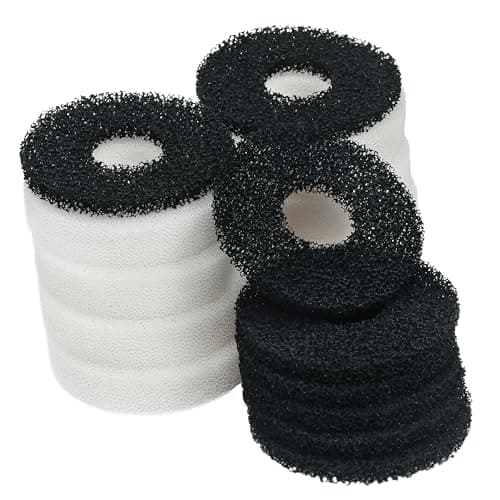 Best BiOrb Aquariums #5 from LTWHOME LTWHOME Compatiable Foam and Carbon Rings Fit for Biorb Filter Set/Service Kit (Pack of 16)