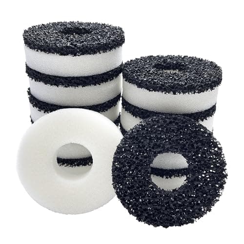 Best BiOrb Aquariums #1 from SHIGATSU SHIGATSU 20 Pack Replacement Aquarium Maintenance Kit for Biorb Filter, Aquarium Sponge Foam and Carbon Rings Set