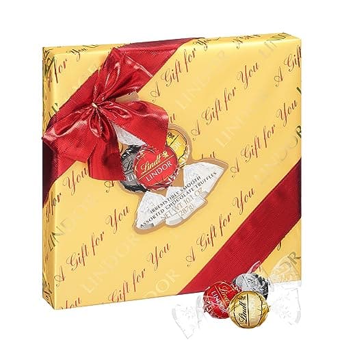 Best Lindt Chocolates #2 from Lindt Lindt LINDOR Holiday Assorted Chocolate Truffles Gift Box, Assorted Chocolate Candy with Smooth, Melting Truffle Center, 10.1 oz.