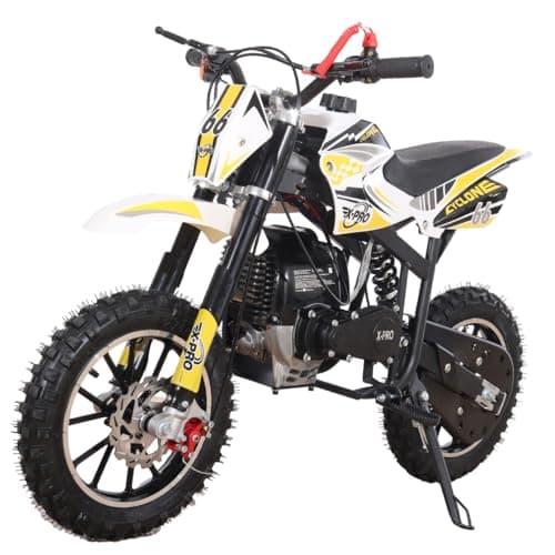 Best Dirt Bikes for Kids #10 from X-PRO X-PRO Cyclone 40 4-Stroke Kids Gas Dirt Bike Mini Pit Bike Dirt Bikes Gas Power Off Road, 10" Wheels (Black)