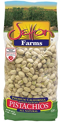 Best Pistachios #4 from Setton Farms Setton Farms Premium Pistachios, Dry Roasted with Sea Salt, 3lb Bag (48 oz)
