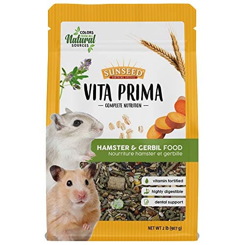 Best Hamster Foods #5 from Sunseed Sunseed Vita Prima Complete Nutrition Hamster & Gerbil Food, 2 LBS (59768)