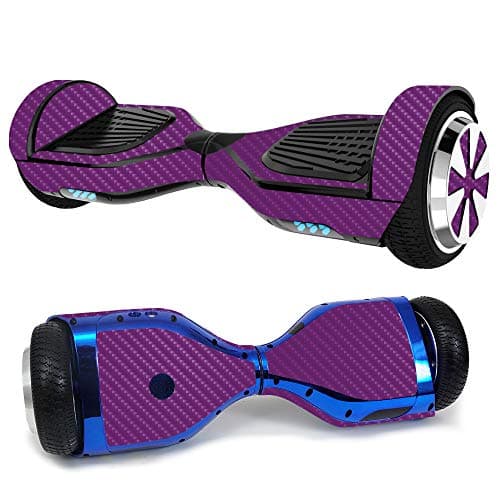 Best Purple hoverboards #6 from MIGHTY SKINS MightySkins Carbon Fiber Skin for Ultra Hoverboard - Purple | Protective, Durable Textured Carbon Fiber Finish | Easy to Apply, Remove, and Change Styles | Made in The USA