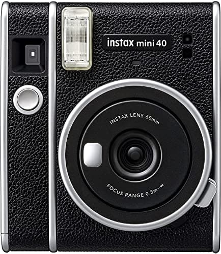 Best Fujifilm Cameras for Beginners #3 from Fujifilm Fujifilm Instax Mini 40 Instant Film Camera with Built-in Selfie Lens, Auto Exposure, Auto Shutter Speed, Easy to Use, Stylish and Classic Design Polaroid Cameras for Pro or Beginners (Renewed)