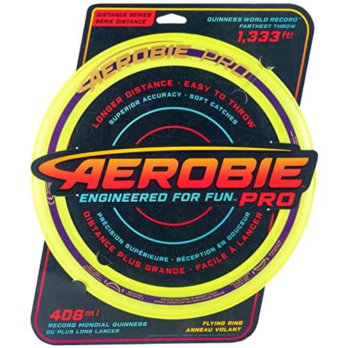 Best Flying Discs #8 from Aerobie Aerobie Pro Ring Outdoor Flying Disc, 14 inches, Yellow