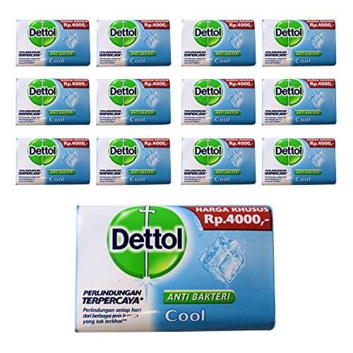 Best Dettol Soaps #7 from Dettol Dettol Anti-Bacterial Hand and Body Bar Soap, Cool, 110 Gram / 3.88 Ounce (Pack of 12)